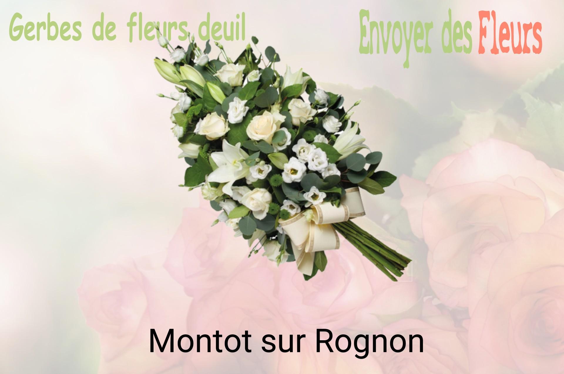 Gerbe de fleurs de deuil livrée à Montot-sur-Rognon